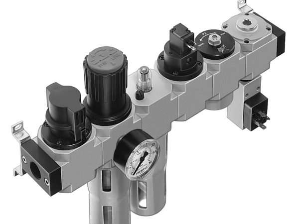 Service unit combination with lubricator FRC