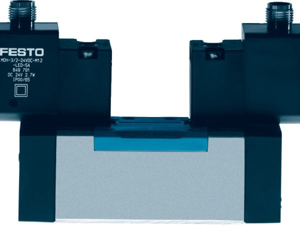 Standards-based valve to ISO 5599-1, electrically actuated