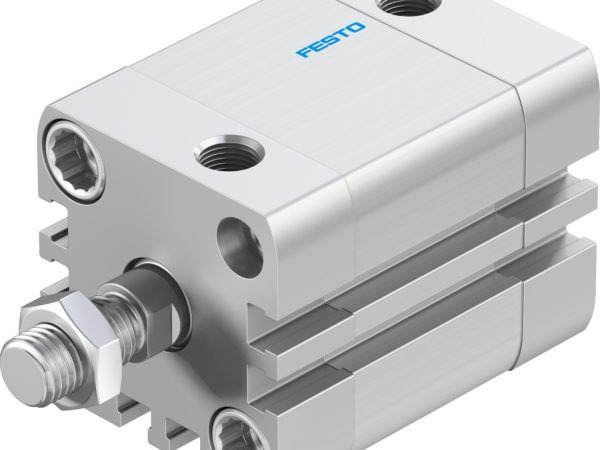 Compact cylinder, double-acting ADN