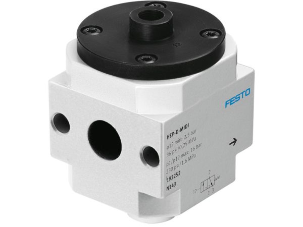 On/off valve, pneumatic HEP