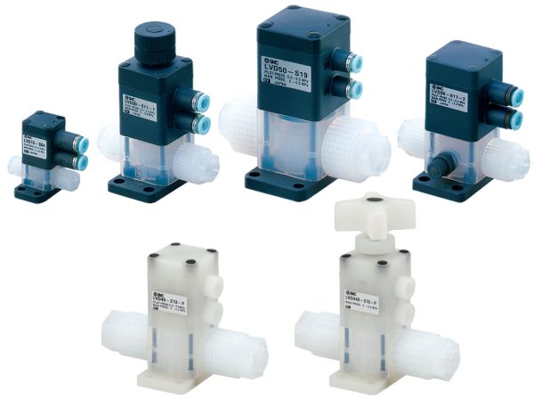 Compact Type High Purity Air Operated Chemical Liquid Valve LVD